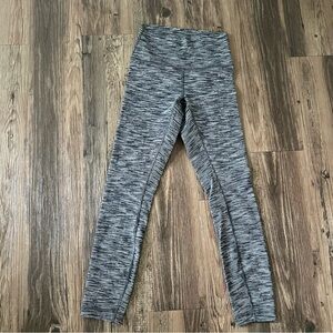 Lululemon Wunder Under Crop Wee Are from Space Black Slate Size 4 W5AT5S